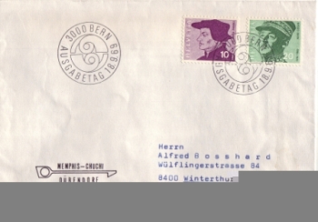 CH FDC 0906 / 0907 - 1969 00 001 ●